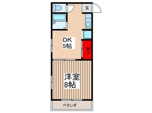 クレアール新所沢の物件間取画像